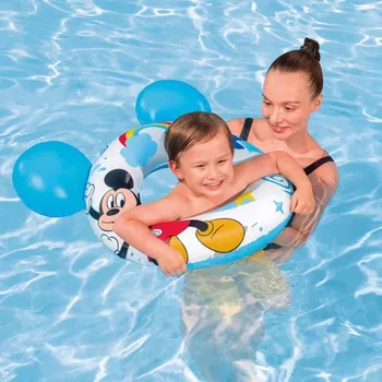 Dětský nafukovací kruh s ušima Mickey Mouse