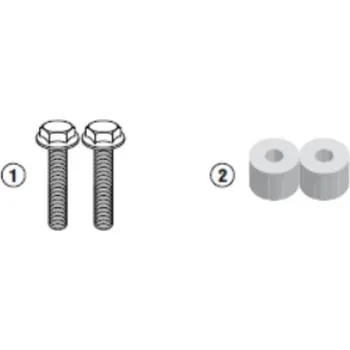 Zavazadlo na motocykl GIVI TN8703KIT sada pro montáž TN 8703 pro Benelli TRK 502 X (18-25)