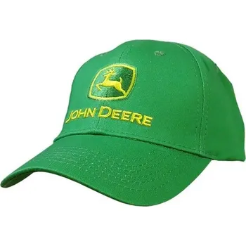 Kšiltovka John Deere Dětská kšiltovka zelená s vyšitým logem