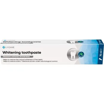 zubní pasta LIVSANE Whitening zubní pasta 75ml