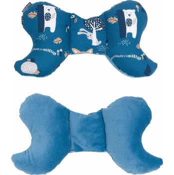 Polštář Motýlkový polštář Zoo - Modrá