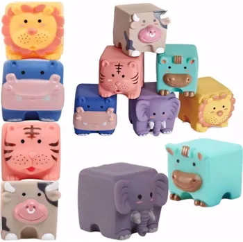 Gumové kostky do koupele Zvířátka