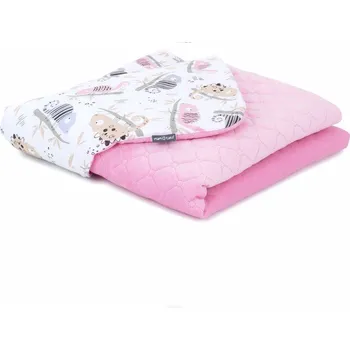Dětská deka Dětská deka Chameleon Velvet PIK 75x100 cm - Růžová - Oteplená