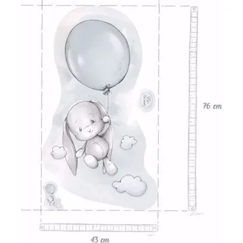 Samolepící dekorace Tapeta na zeď - Effik Balón XL