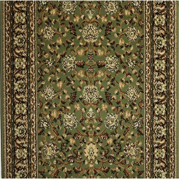 Koberec Běhoun na míru Samira New 12003-023 green, šíře 80 cm, zelená, chodba / předsíň, Weltom - 1 rok na vrácení + DOPRAVA ZDARMA k Vám i zpět