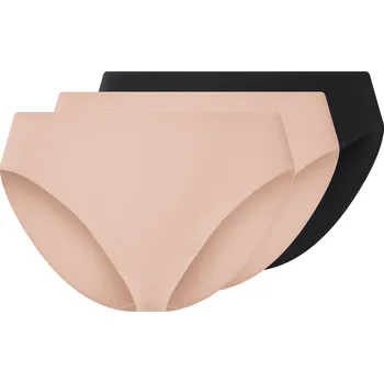 Kalhotky esmara® Dámské kalhotky, 3 kusy (černá/béžová, XXL(52/54))