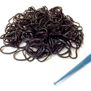 omalovánky Gumičky pro pletení náramků Varianta: černé Rozbalev(n)o