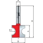 Stopková fréza rádiusová půlkruhová FREUD 82-10608 R= 6,35 A= 8
