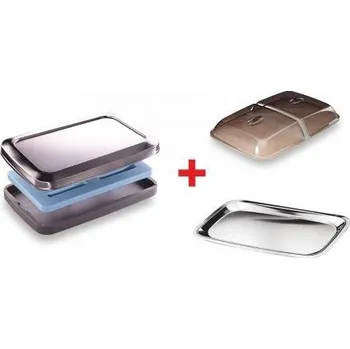 Matfer Bourgeat Podnos chladící GN 1/1, dělené víko, nerez plato