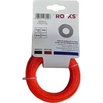 Nářadí pro automobil ROOKS Struna do strunové sekačky 1,6 mm OK-03.4382 & OK-03.4383 RKS OK-03.4402