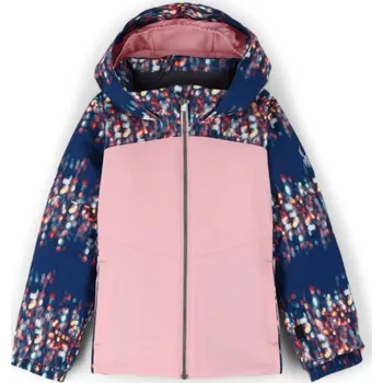 Dívčí bunda Dívčí lyžařská bunda Spyder CONQUER - růžová/modrá 110