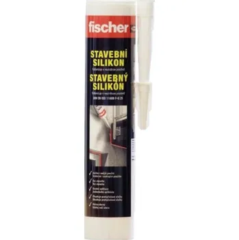 stavební silikon Fischer Silikon stavební Bílý 310ml 310ml