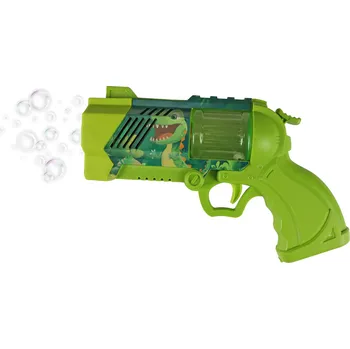 Hra na zahradu Pistole bublifuk dinosaurus zelená se světlem