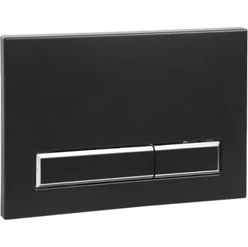 Splachovací tlačítko Dvojčinné splachovací tlačítko Sanela SLW 53do rámu SLR 21 - černé