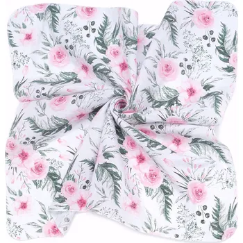 látková plena Mušelínové plenky 35x35 (3 ks) Kytičky