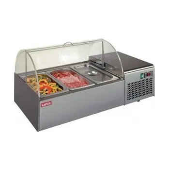 Chladicí stolní vitrína Rhein 1400 - levý bez plexi nástavby