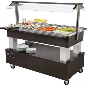 Vinotéka Roller Grill Salátový bar středový vyhřívaný SB 40 C - wenge