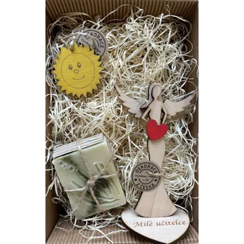 Mýdlo Dárková sada 100% přírodní mýdlo - Pro učitelku Mýdlo: V mléčné dráze