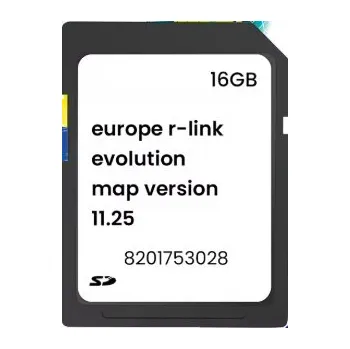 Mapový podklad pro GPS navigaci Renault R-LINK EVO Tom Tom mapy