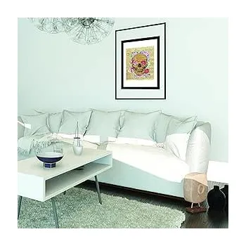 Tapeta Nálepky na zeď plakát - lebka v novinách Varianta: lebka v novinách Rozbalev(n)o