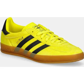 Dámská obuv Semišové tenisky adidas Originals Gazelle Indoor, 39 1/3, žlutá, 11X