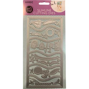 AVEC raznice Plážový vzor Rozbalev(n)o