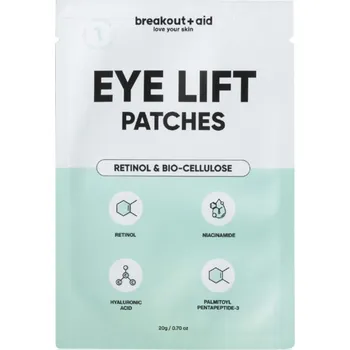Péče o oční okolí breakout + aid Eye Lift Patches náplasti pod oči proti vráskám s retinolem 1 ks