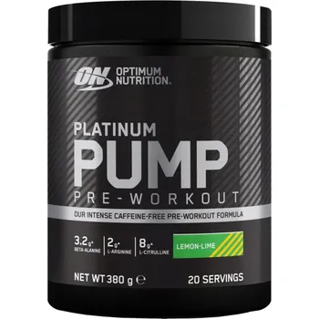 Anabolizér Optimum Nutrition Platinum Pump Pre-workout 380 g, citron-limetka