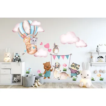 Samolepící dekorace Samolepka na zeď Veselý les - M