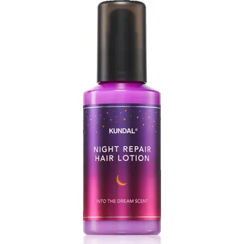 Žehlička na vlasy KUNDAL Night Repair Hair Lotion noční hydratační péče na vlasy s vůní Into The Dream 100 ml