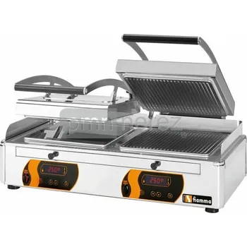 Kuchyňský gril Fiamma Kontaktní gril CG2x4 SSSS/DUPLEX