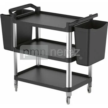 Servírovací stolek Vozík servírovací plastový, 970x800x500 mm
