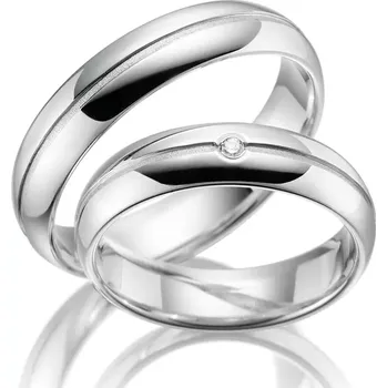 Prsten Snubní prsteny stříbro 925 zirkon SP-SI-016