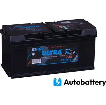Autobaterie Autobaterie EXIQA Ultra 110Ah, 12V, 950A