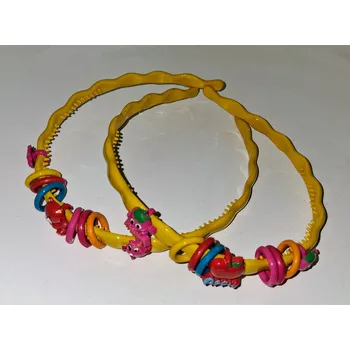 hřeben Dívčí čelenka do vlasů - vlnky Varianta: Žlutá Rozbalev(n)o