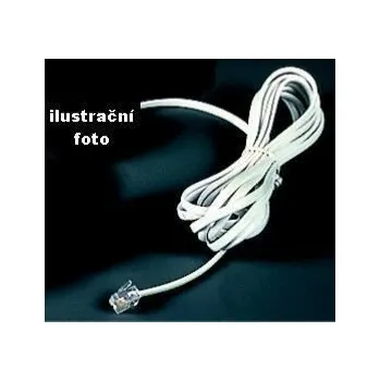 Datový kabel Kabel tel. prodluž. US/US 20 m bílý