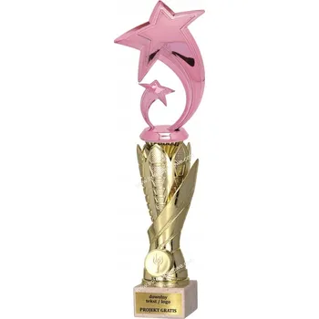 Zlatý pohár soška Hvězda 38 cm + GRAVÍROVÁNÍ DÁREK