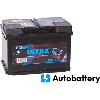 Autobaterie Exiqa Ultra 74Ah 12V 620A