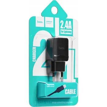 Síťová nabíječka Hoco Apple Lightning pro Apple 2400 mA 5 V C22A černá