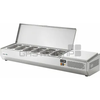 Pizza chladící pultová vitrína Asber GVL-204 (9x GN 1/3)