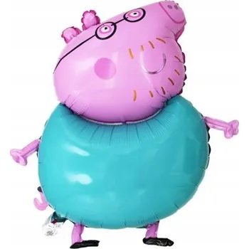Balónek Fóliový balónek Tatínek Prasátko, prasátko Pepa, 83 cm