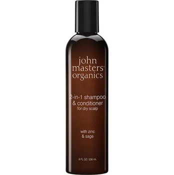 Šampon John Masters Organics Šampon a kondicionér 2v1 se zinkem a šalvějí 236 ml