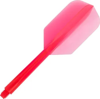 Příslušenství pro šipky Condor Letky Zero Stress - Slim - Long - Clear Red CN108