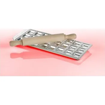 Nádoba na pečení Forma na Ravioli klasické 24 ks s válečkem, Raviolamp