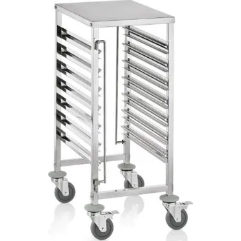 Plech na pečení TOMGAST Vozík na gastronádoby GN 1/1, 7 zásuvů