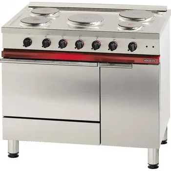 Sporák Sporák elektrický CE 1051 E - 5 ploten, el. trouba pro GN 1/1 + gril