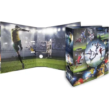 Designový pákový pořadač A4 7cm karton motiv Fotbal
