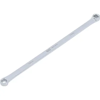 Klíč Oboustranný očkový klíč 10 x 11 mm BGS101186-10x11, prodloužený (BGS 101186-10x Oboustranný očkový klíč 10 x 11 mm, prodloužený)