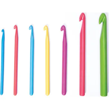 Jehlice Rubi Háček na háčkování z plastu 15 cm , různé velikosti Varianta: 7 Rozbalev(n)o