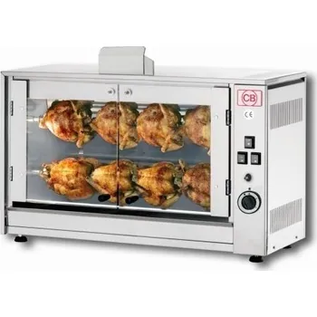 Kuchyňský gril Elektrický gril na kuřata E-8P-S2 - elektrický